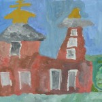 "Мой храм" - работа Зуевой Полины, 9 лет